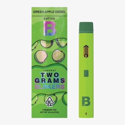 Blinkers Fruits Disposable 2 Gram - Green Apple Diesel - Sativa