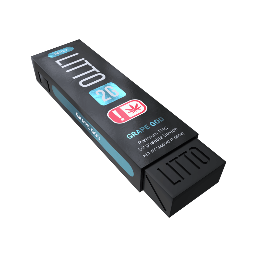 Litto Disposable Vape – 1 Gram - Grape God (Indica)