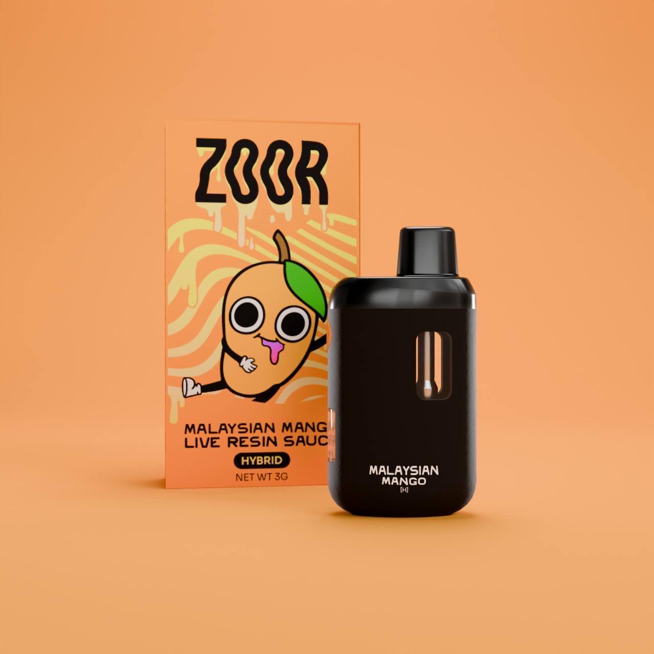 Zoor 3 Gram Disposable Vape - Malaysian Mango (Hybrid)