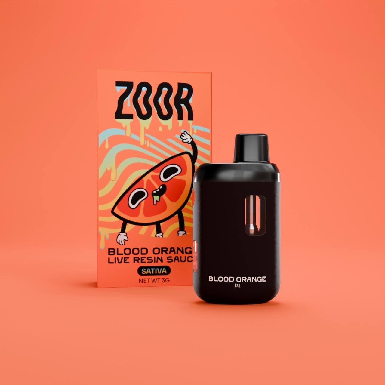 Zoor 3 Gram Disposable Vape - Blood Orange (Sativa)