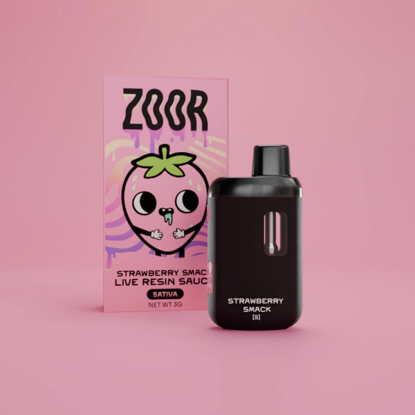 Zoor 3 Gram Disposable Vape - Strawberry Smack (Sativa)
