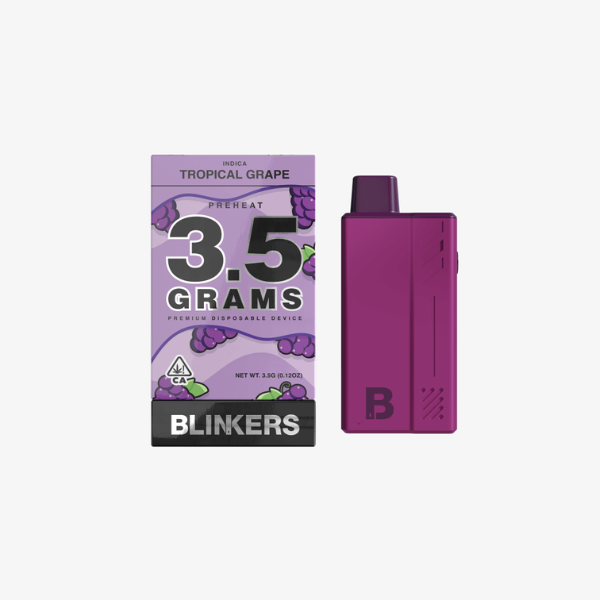 Blinkers 3.5 Gram Disposable Vape - Tropical Grape (Indica)